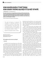 Kinh nghiệm quản lý thuế trong kinh doanh thương mại điện tử tại một số nước