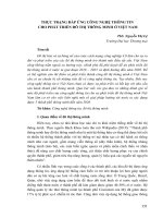 Thực trạng đáp ứng công nghệ thông tin cho phát triển đô thị thông minh ở Việt Nam