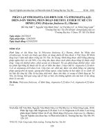 Phân lập stigmasta-5,22-dien-3-ol và stigmasta-4,22- dien-3-on trong phân đoạn diethyl ether từ rễ cây đinh lăng (Polyscias fruticosa (L.) Harms)
