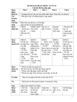 TUẦN 35 bé lên mẫu GIÁO 