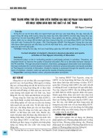 Thực trạng hứng thú của sinh viên trường Đại học Sư phạm Thái Nguyên với hoạt động giáo dục thể chất và thể thao