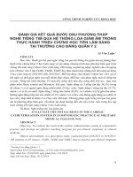 Đánh giá kết quả bước đầu phương pháp nghe tiếng tim qua hệ thống loa giảm âm trong thực hành triệu chứng học tiền lâm sàng tại trường Cao đẳng Quân y 2