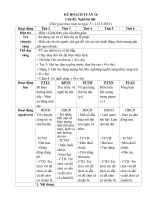 giáo án mầm non t16  nghề bộ đội 