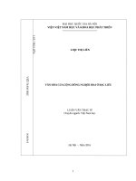 Văn hóa của cộng đồng người hoa ở bạc liêu  luận văn ths  ngôn ngữ và văn hoá việt nam 60 22 01 