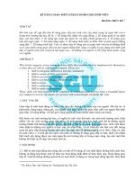 Kĩ năng giao tiếp cơ bản dành cho sinh viên