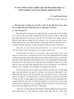 Tư duy mới về phát triển thị trường khoa học và công nghệ ở Việt Nam trong thời gian tới