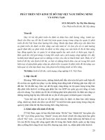 Kinh tế đô thị Việt Nam thông minh và sáng tạo