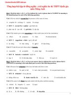 Tiếng anh 12 chuyên đề luyện thi THPTQG tổng hợp từ đồng nghĩa trái nghĩa có lời giải chi tiết 1 (1)