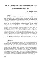 Xây dựng chiến lược marketing của doanh nghiệp kinh doanh bất động sản trong cuộc cách mạng công nghiệp 4.0 tại Việt Nam