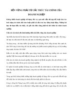 Bền vững phải từ cấu trúc tài chính của doanh nghiệp