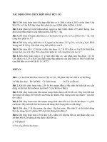 Đề ôn tập hóa học lớp 9   kỳ 2