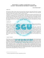 Đô thị hóa và những ảnh hưởng của nó ở Sài Gòn - thành phố Hồ Chí Minh từ 1860 đến 2008