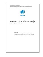 Hoàn thiện công tác kế toán thanh toán với người mua, người bán tại công ty cổ phần thương mại quế phòng 