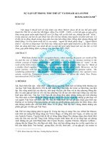 Sự gặp gỡ trong thơ Thế Lữ và Edgar Allan Poe