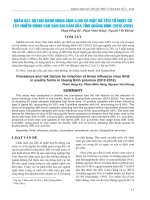 Khảo sát sự lưu hành virus cúm A/H5 và một số yếu tố nguy cơ lây nhiễm virus vào đàn gia cầm của tỉnh Quảng Bình (2012-2016)