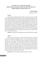 Vai trò của các trường đại học trong đào tạo nguồn nhân lực đáp ứng nhu cầu khởi nghiệp giai đoạn hiện nay