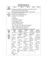 giáo án khối mầm non nhỡ TUẦN 14  NGHỀ bác sĩ 