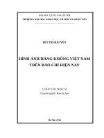 Hình ảnh hàng không việt nam trên báo chí hiện nay 