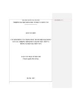 Câu hỏi phỏng vấn trong phát thanh hiện đại (khảo sát các chương trình phát thanh trực tiếp và phóng sự hiện đại trên VOV)   