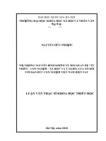Tư tưởng nguyễn bỉnh khiêm về mối quan hệ tự nhiên con người xã hộivà ý nghĩa của nó đối với đạo đức con người việt nam hiện nay 
