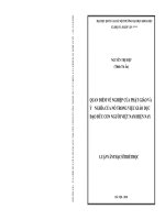 Quan niệm về nghiệp của phật giáo và ý nghĩa của nó trong việc giáo dục đạo đức con người việt nam hiện nay   