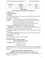 Giáo án sinh học 7 phát triển năng lực 5 hoạt động mới nhất 