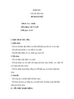 Giáo án Mầm non - Hoạt động khám phá: Khuôn mặt vui buồn