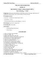 GIÁO án ôn tập TIẾNG ANH 8 mới