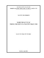 Nghệ thuật tự sự trong truyện của nguyễn nhật ánh 