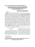 Đặc điểm lâm sàng, hình ảnh hệ động mạch cảnh trong ở bệnh nhân nhồi máu não tại Bệnh viện Quân y 110