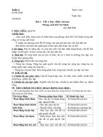 Giáo án (kế hoạch bài học) Ngữ văn 9 kì 1 soạn 5 hoạt động chi tiết mới 2020