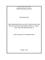 Một số biện pháp nâng cao chất lượng dạy học môn hóa học trung học phổ thông (chương 3 cacbon   silic sách giáo khoa hóa học 11)   