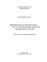 Biện pháp quản lý sinh viên ngoại trú của trường đại học ngoại ngữ   đại học quốc gia hà nội 