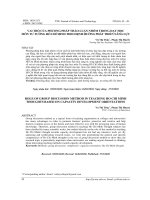 Vai trò của phương pháp thảo luận nhóm trong dạy học môn Tư tưởng Hồ Chí Minh theo định hướng phát triển năng lực