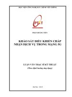 Khảo sát điều khiển chấp nhận dịch vụ trong mạng 5g 