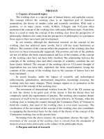 Sự vận động của khái niệm giai cấp công nhân nhìn từ quan điểm triết học biện chứng duy vật  tt tieng anh 