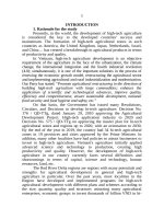 Phát triển nông nghiệp công nghệ cao ở vùng đồng bằng sông hồng tt tieng anh 