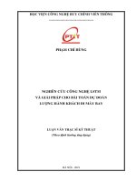 Nghiên cứu mạng LSTM và giải pháp cho bài toán dự đoán lượng hành khách đi máy bay 