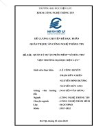 Quản lý dự án phần mềm số hóa thư viện