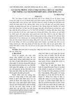 Xây dựng phòng tâm lý học đường cho các trường phổ thông tại thành phố Biên Hòa, tỉnh Đồng Nai
