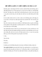 Hệ thống quản lý chất lượng ISO 9001 là gì?