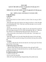 Giáo án (kế hoạch bài học lịch sử 8 cả năm soạn 5 hoạt động (3cột)