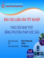 Theo dõi nhịp thở bằng phương pháp học sâu 