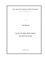 Ứng dụng thuật toán ONE CLASS SVM trong phát hiện BOTNET trên các thiết bị IOT 