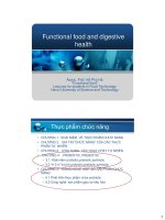 Giao án Tiếng anh Thực phẩm chức năng Đại học Bách Khoa Hà Nội