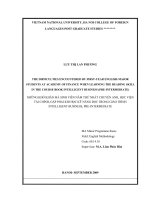 A study on difficulties on learning listening skill via the textbook new headway pre intermediate of the first year non english major student at the university of economic and technical industries (the UNETI) ,  