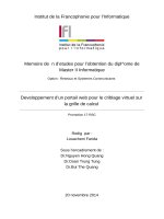 Développement dun portail web pour le criblage virtuel sur la grille de calcul 