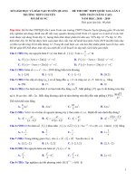 Đề thi thử THPTQG môn Toán lần 1 năm 2019 -  THPT Chuyên Tuyên Quang