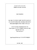 Dạy học tác phẩm chiếc thuyền ngoài xa của nguyễn minh châu cho học sinh lớp 12 theo định hướng phát triển năng lực 