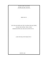 Xây dựng hệ thống bài tập và hướng dẫn hoạt động giải bài tập chương sóng cơ học nhằm bồi dưỡng học sinh giỏi chuyên vật lí 